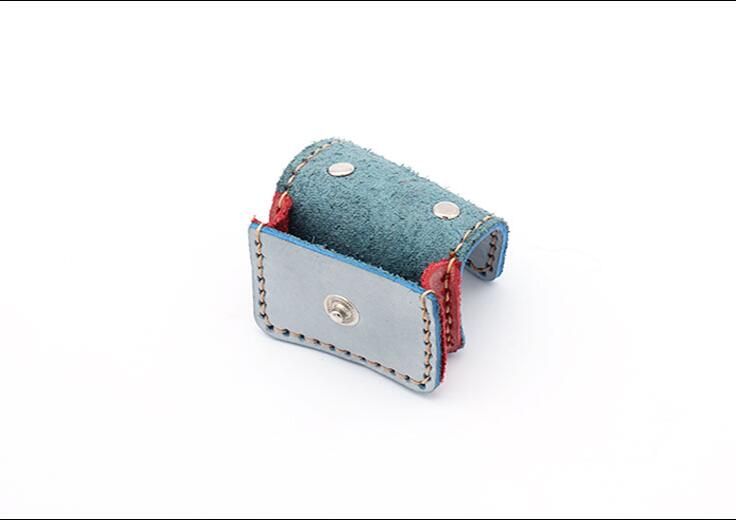 Mini bolso Artesanal de cuero, maletín pequeño colgante, patrón de costura, plantilla de pvc,