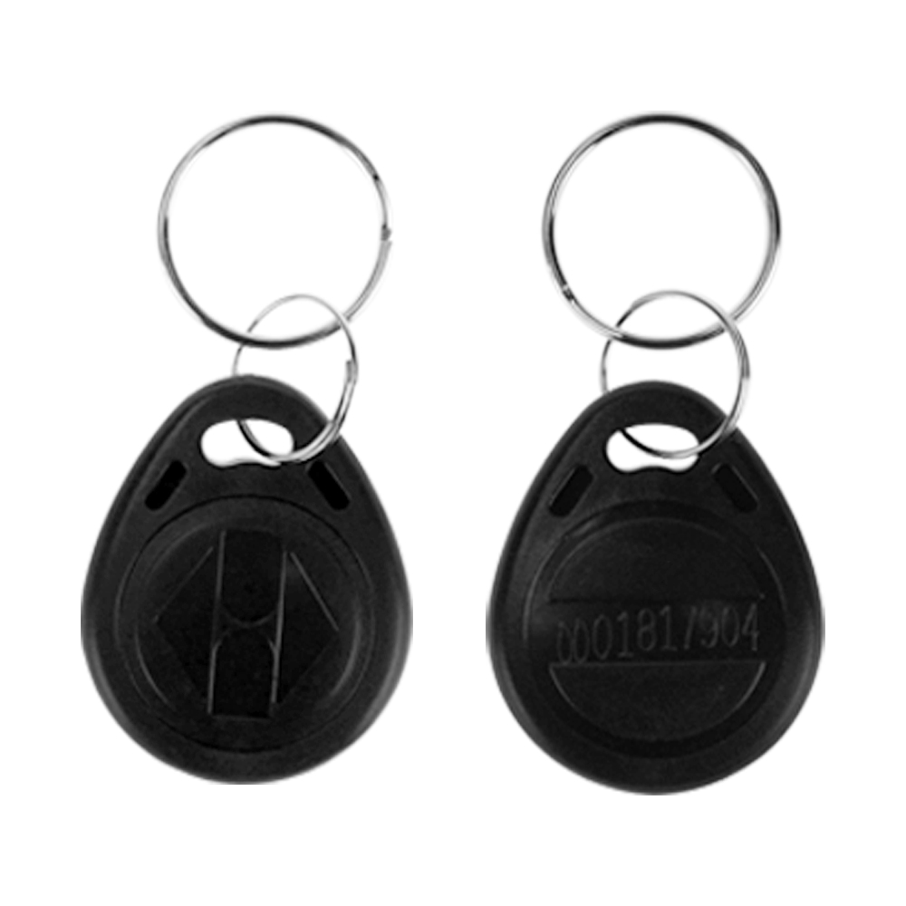 100 stk 125 khz rfid nøgleringe adgangskontrol kort rfid nøglesender til dør adgangskontrol system  tk4100/em4100 em token tags blå: 100 stk sort