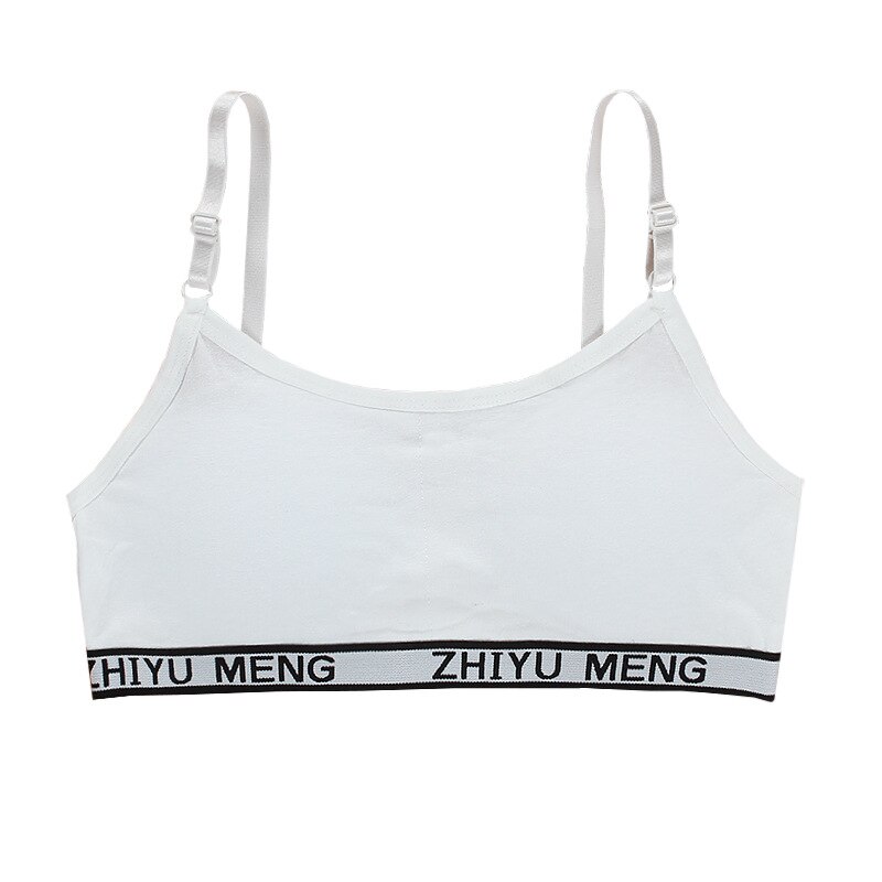 Filles Formation Soutiens-gorge Enfants 11 Doux Sous-Vêtements Filles Accessoires Respirant Enfants Soutiens-gorge pour Adolescente 8-16y Réglable Sling 13: WHITE