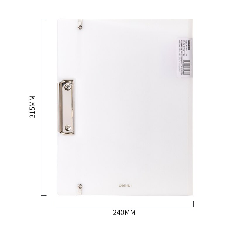 Deli 2PCS Test Paper Filing Production Folder student Multi-Function Storage paper A3/A4 Report Document Contract File Folder: WHITE 2PCS
