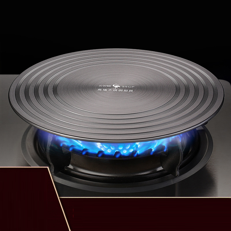 Food Thawing Plate Gas Protection Pot Anti-burning Black Heating Heat Conduction Plate Kitchen Gas Heat Conduction Plate