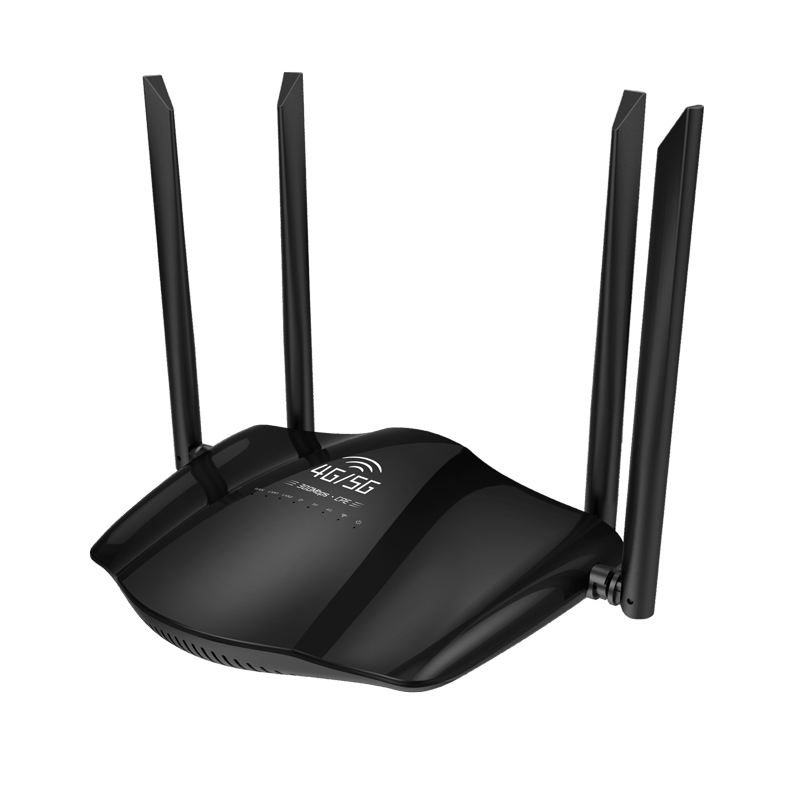 DNXT 4G LTE CPE Hotspot WiFi Router Laptop Broadband 3 Ports Modem 5g Mifi Sim Card With 4 Antenna Portable Network