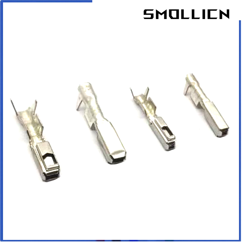 Auto Electrical Wire Loose Pin Brass Crimp Car Terminal For AMP TE Tyco Ecu Connector 284743-1 284742-1 5-968221-1 5-1241608-1