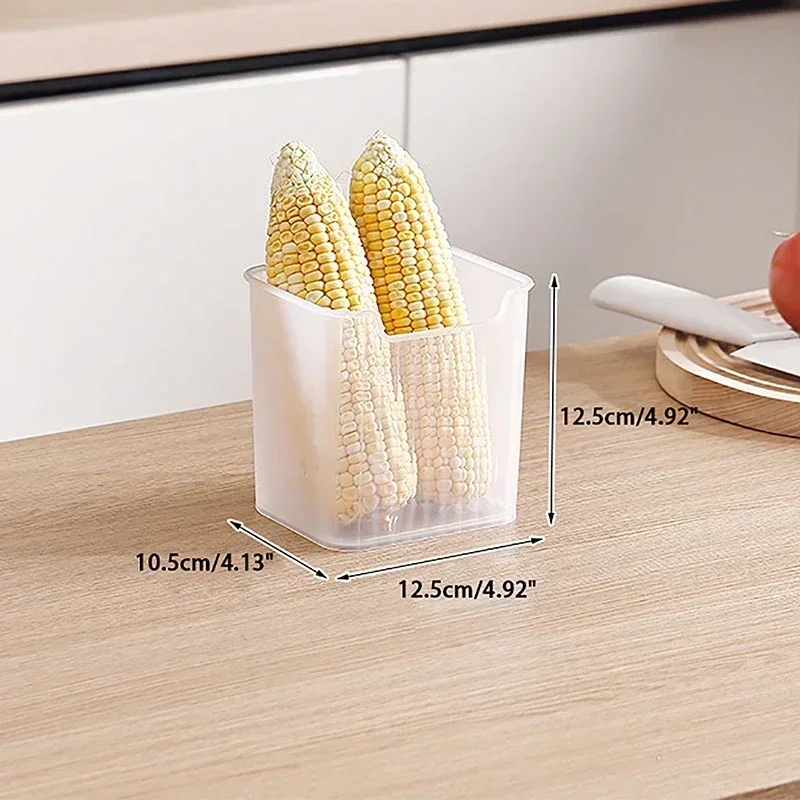 4 stk Kjøleskap Oppbevaringsbokser - matte fersk Organizer - side Dør - Plast