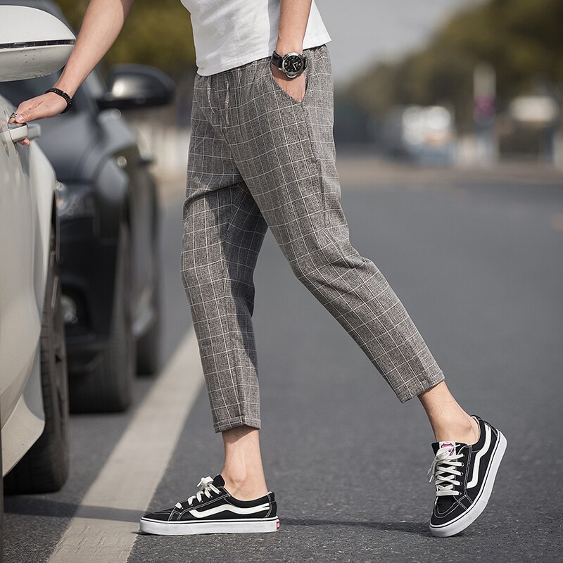 Zomer Harem Jogger Broek Mannen Toevallige Slanke Rooster Zakelijke Mannen Broek