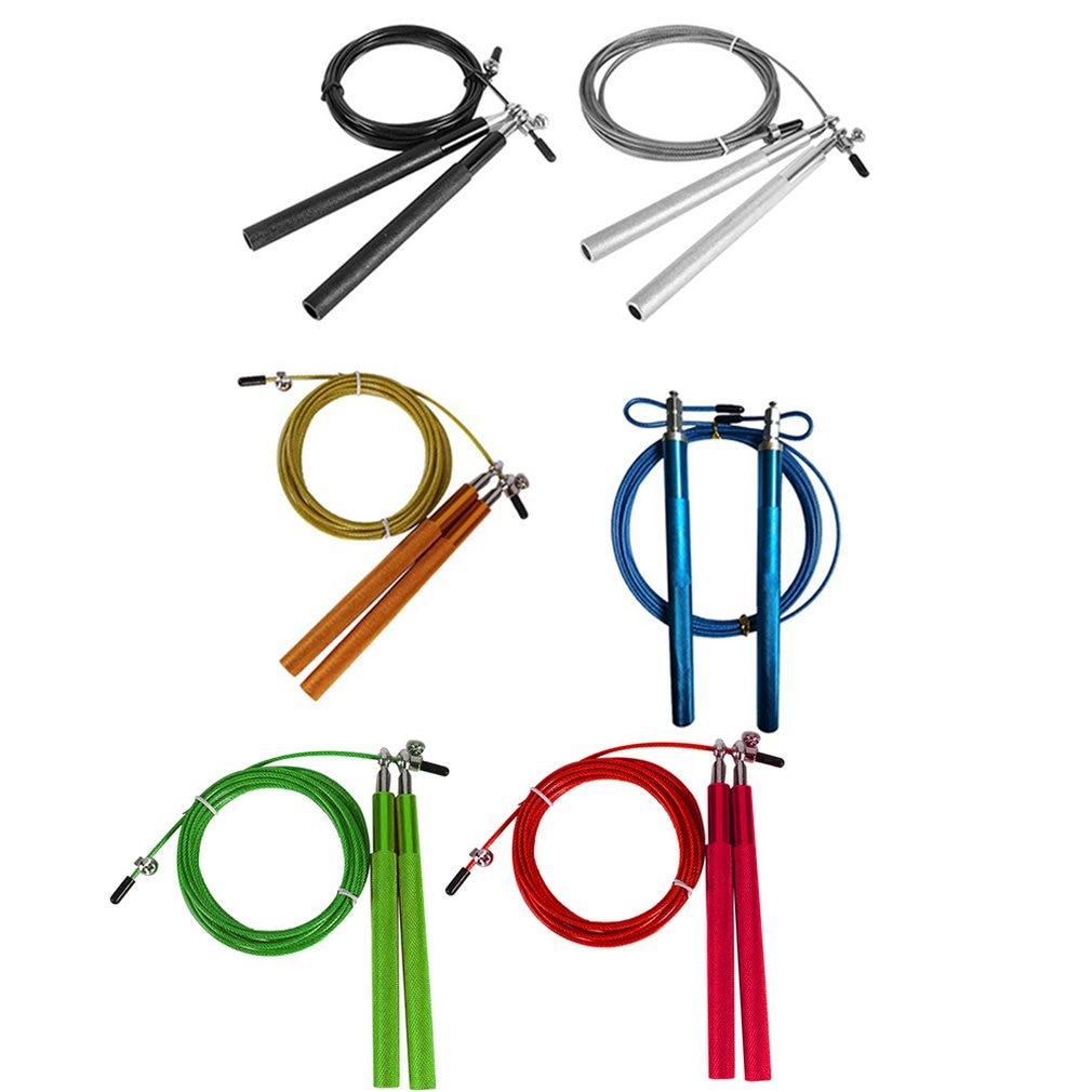 3 mètres portant la corde à sauter formation de forme physique corde à sauter professionnelle Double secouant le jeu poignée en aluminium en métal