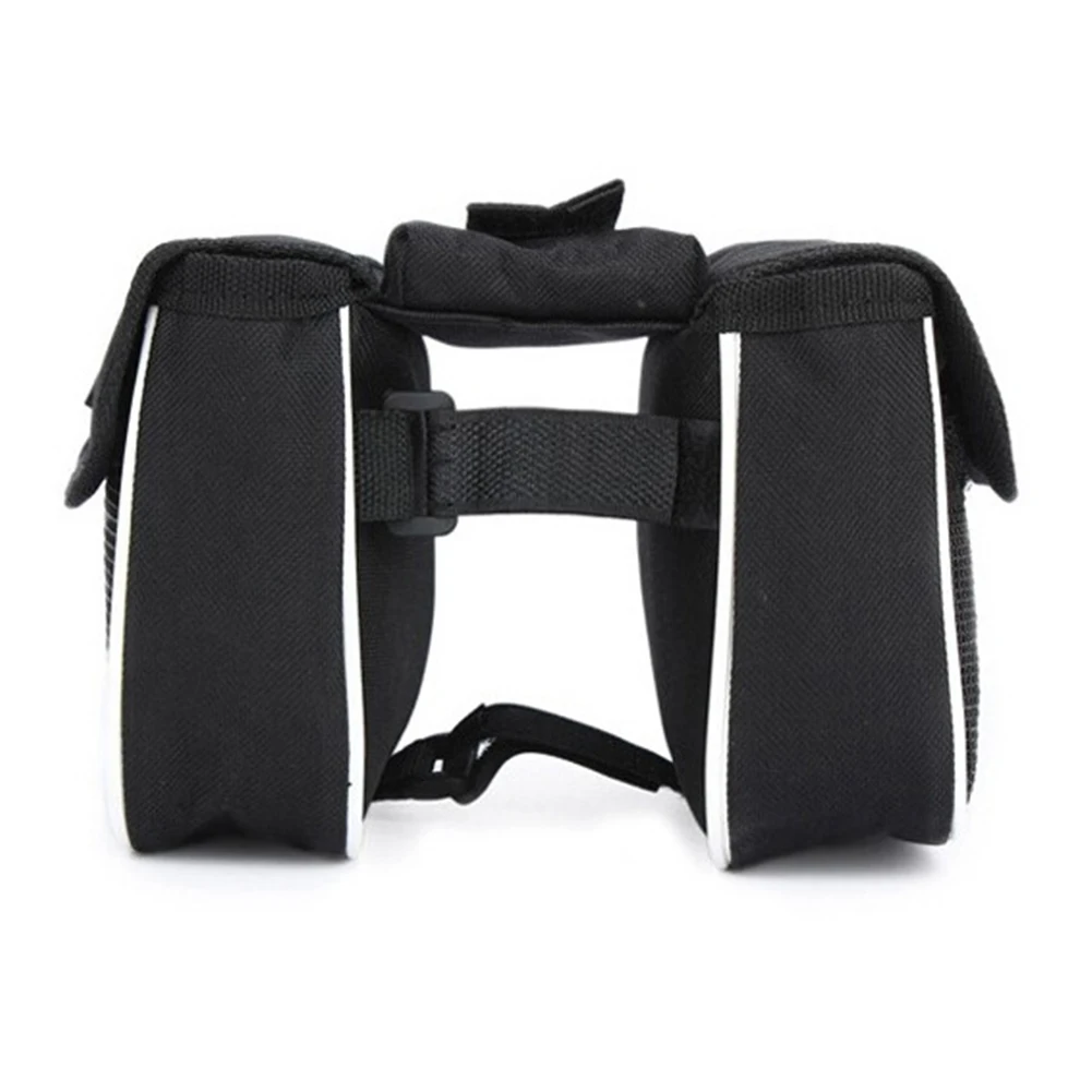 Bolsas para tubo delantero de bicicleta, funda impermeable para teléfono móvil, bolsa para SILLÍN de ciclismo de montaña, paquete de accesorios para bicicleta
