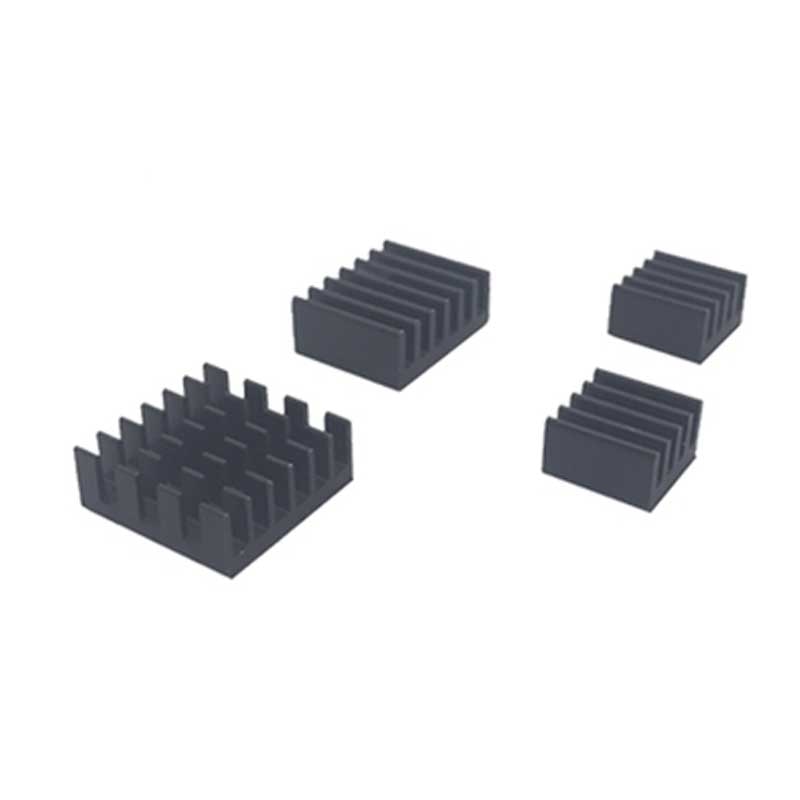 4pcs For Raspberry Pi 4B Aluminum Heatsink Radiator Cooler Kit for Raspberry Pi 4