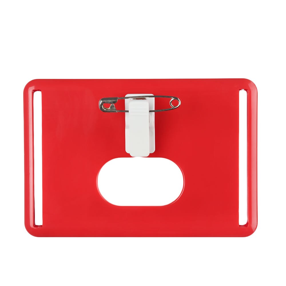1Pcs Replaceable Nurse Doctor ID Card Holder With Clip Business Work Name Badge Case For Bank Credit Card Office Supplies