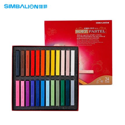 Simbalion suave aceite Pastel SP 60 colores suave Barra de Pastel crayón colorante pizarra para grafiti póster escuela papelería: 24 colors