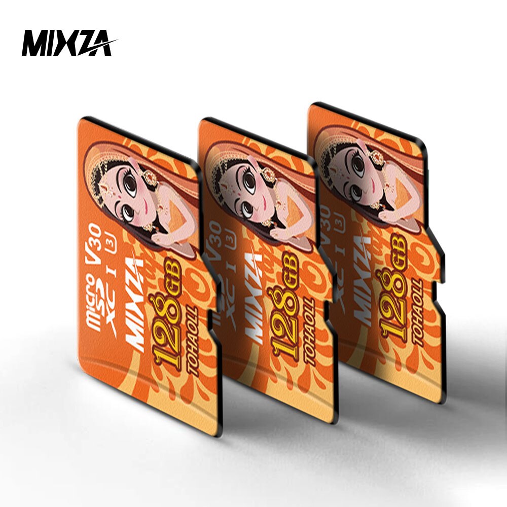 MIXZA-tarjeta de memoria 256GB, tarjeta Micro sd Clase 10 de 128GB, 64GB, U3, 80 MB/S, 32GB, flash, TF/SD, UHS-1