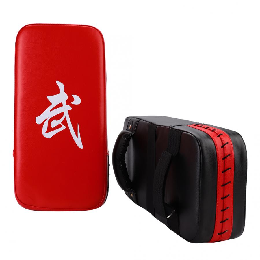 1 Uds bolsa para golpes de boxeo almohadilla arena bolsa Fitness Taekwondo MMA almohadilla de patada de mano PU cuero equipo de entrenamiento Muay Thai pie Target S
