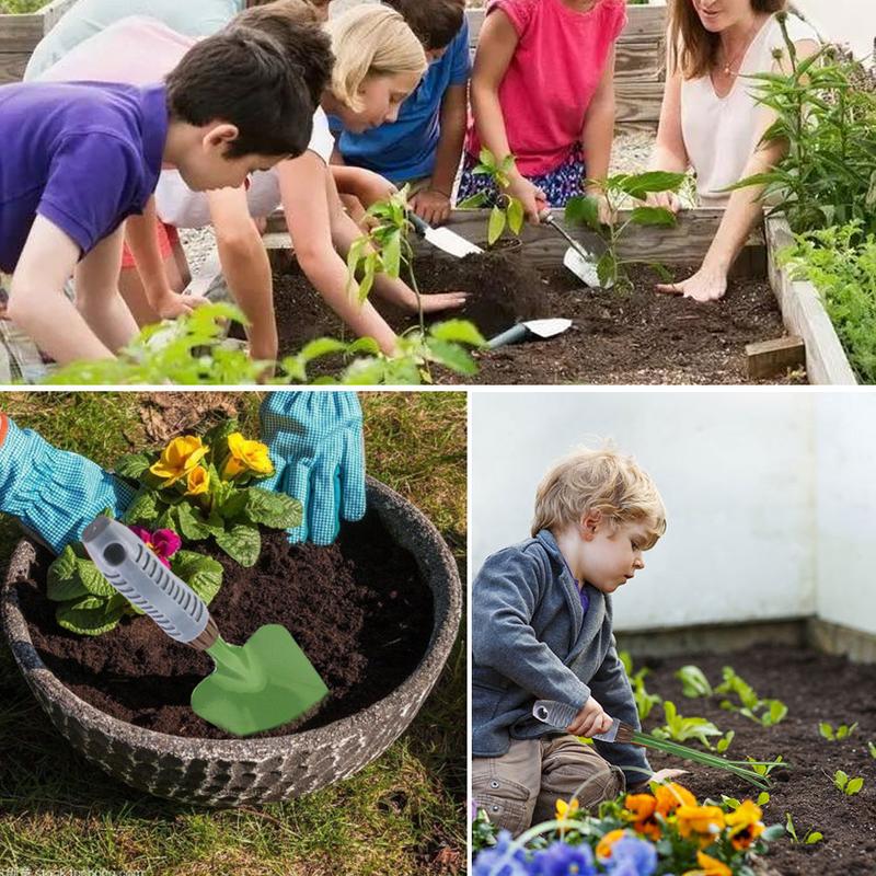 Cinco-Pedaço Flor Pá Ferramentas de Jardinagem Em Vasos Dual-Purpose Enxada Pá Ferramentas Manuais Conjunto de Ferramentas de Jardinagem Do Jardim da Semente