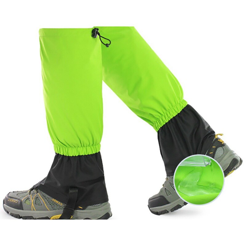 Unisexe imperméable Legging jambe couverture guêtre randonnée Camping botte chaussure voyage coupe-vent jambières: G