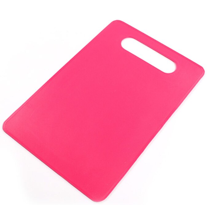 Plastic Cutting Board Foods Classification Boards Outdoors Camping Vegetable Fruits Meats Bread Cutting Chopping Blocks: Magenta