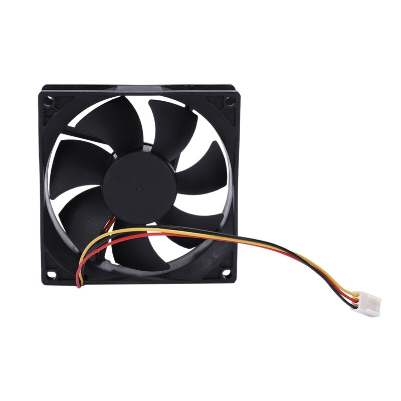 3X 3 Pin 90Mm 25Mm Cooler Fan Heatsink Cooling Radiator For Computer PC CPU 12V