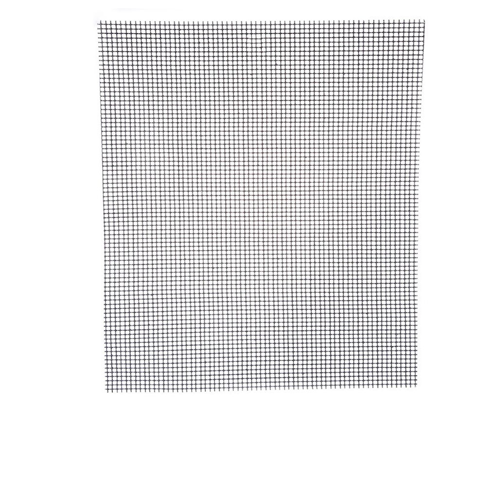 Quadrados de metal furos redondos grill churrasqueira rede de arame churrasco ferramenta anti-aderente ptfe grelhar esteira de arame malha: 36X42cm