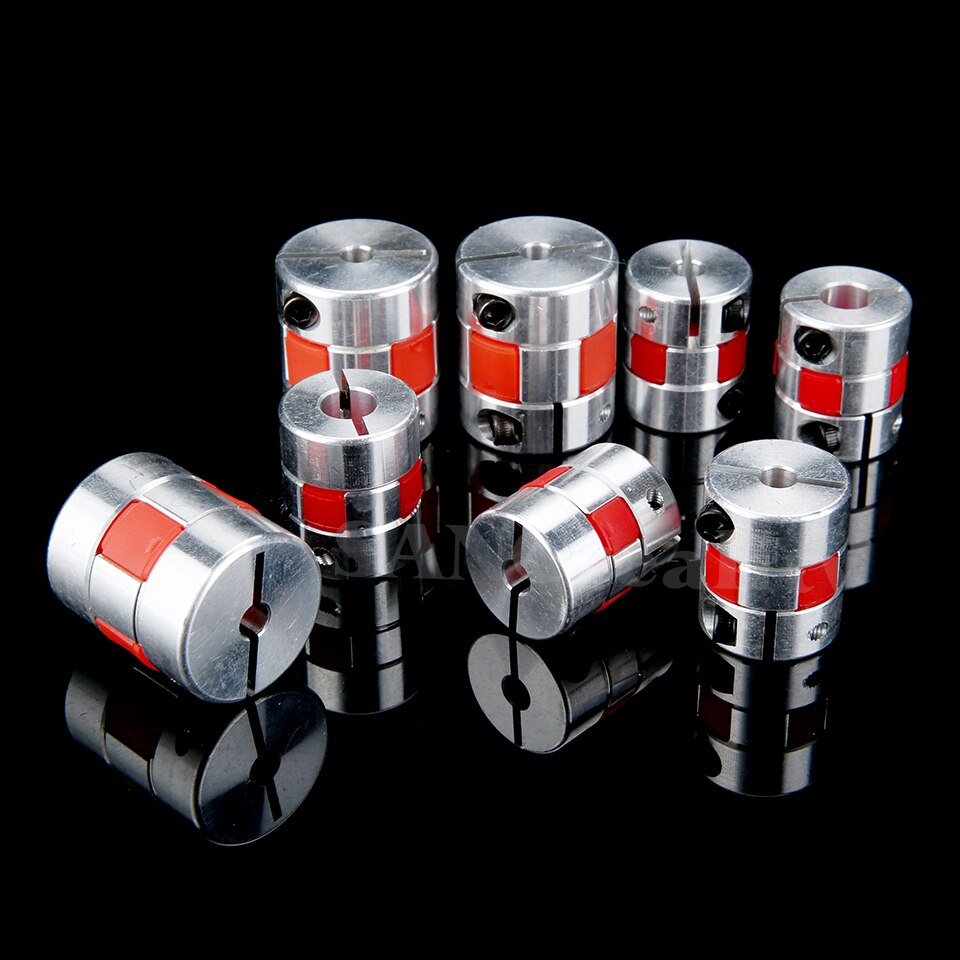 CNC Motor Backen Kupplungen Flexible Spinne Plum Welle Kupplung D25 L30 5mm 6mm 6,35mm 8mm 9mm 10mm 12mm spinne Kupplung