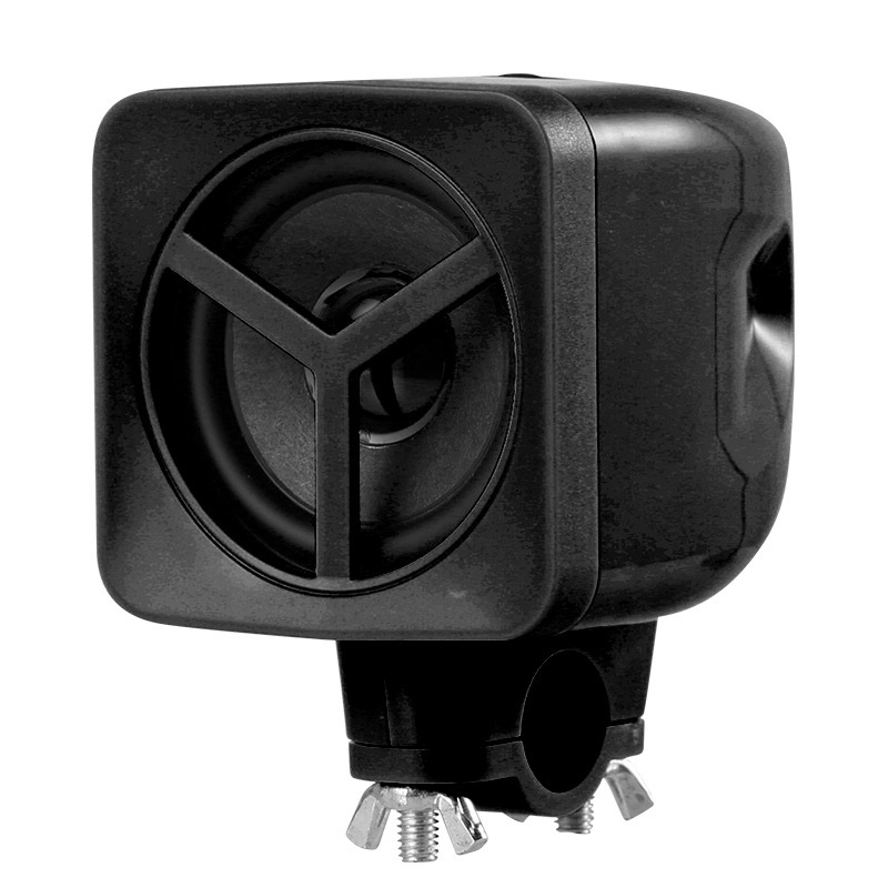 Motorcycle Bluetooth-compatible Speaker System HIFI Compact Amplifier, 2.5 Inch Waterproof Stereo Speakers, Volume Control: black