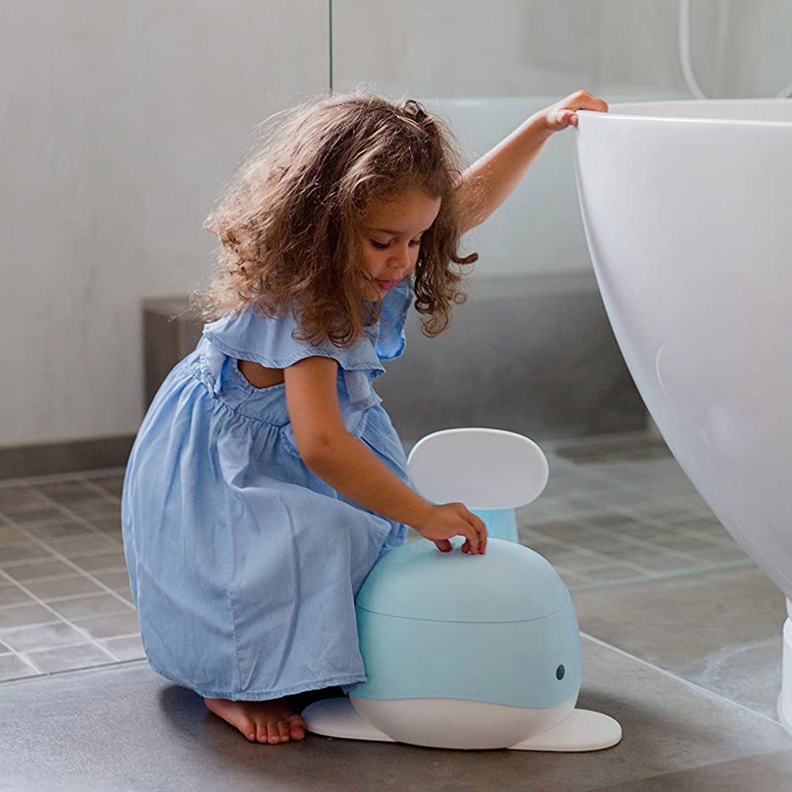 1pc Portable Baby Potty Multifunction Baby Toilet Plastic Baby Cute Colorful Animal Training Toilet Potties Seats