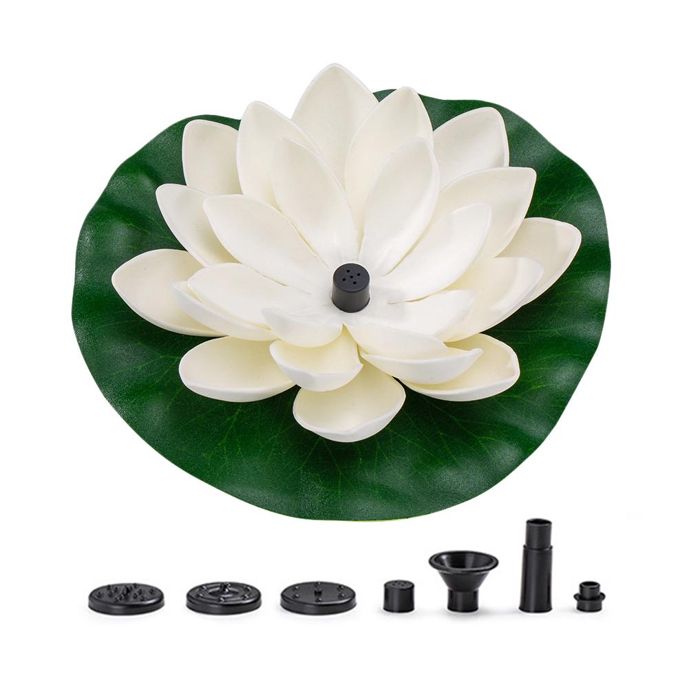 Solar Powered Fountain Garden Pool Pond Solar Panel Floating Fountain Garden Decoration Bird Bath Water Fountain Pump