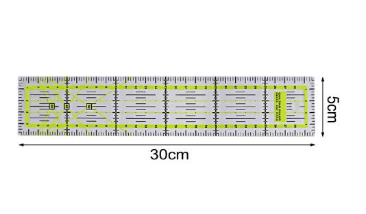 30/45/60Cm Quilten Naaien Patchwork Liniaal Snijgereedschap Dikke Transparante Diy