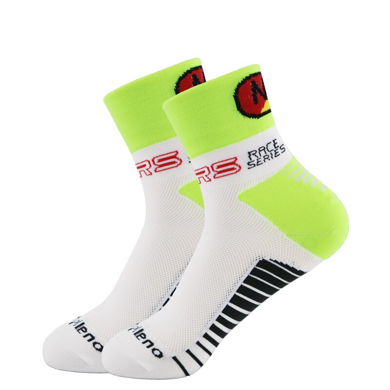 Unisex Sports Socks Riding Cycling Basketball Running Sport Sock Summer Hiking Tennis Ski Man Women Bike Bicycle Slip: black