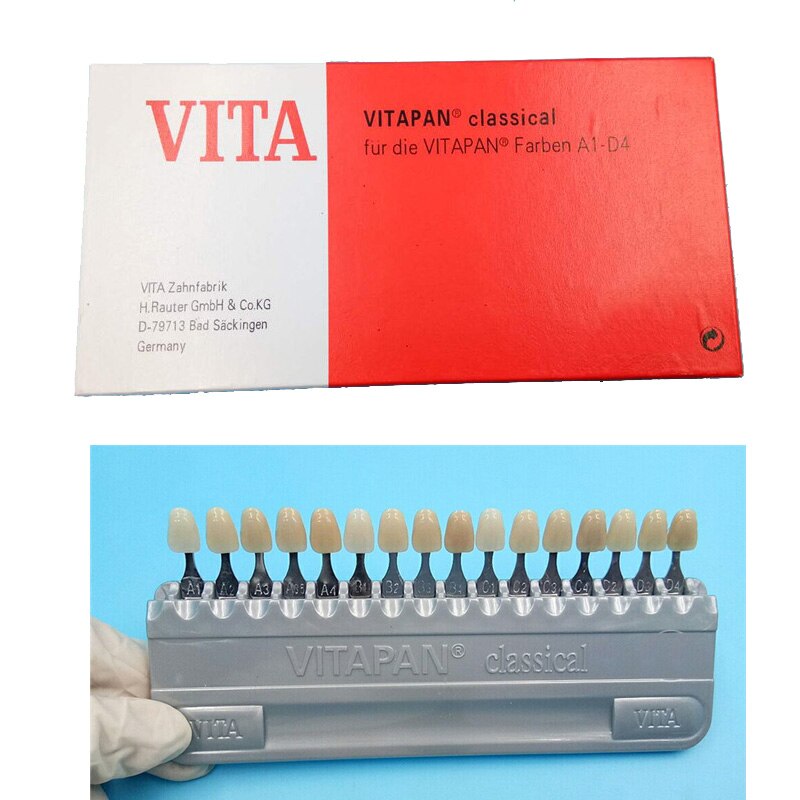 Tooth Whitening Products Guide Dental Material Vita 16Colors Tooth Model Colorimetric Plate Tooth Shape for Beauty Device