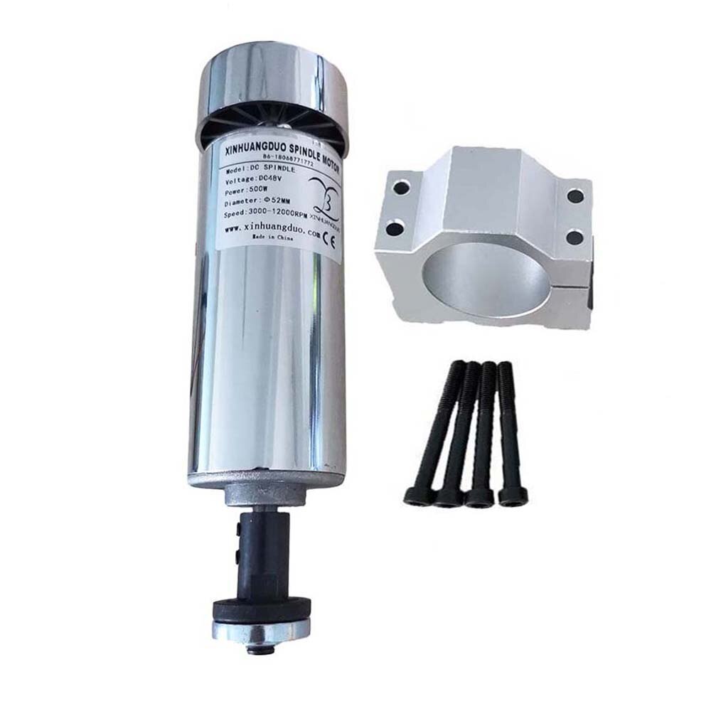 Air cooled 0.5kw CNC spindleMotor Angle Grinder Kit chuck 500W Spindle Motor + Power Supply speed governor For Engraving
