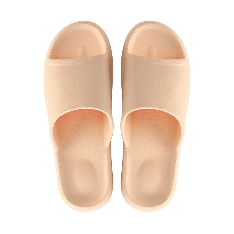 Xiaomi Leisure Bathroom Home Men Woman Slippers Dust-proof Non-slip Soft Bottom Bathing Flip Flop Lightweight Sandals: orange 37-38