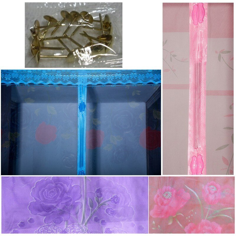 Magneettiraita kesä hyttysverhot salaus hyttysverkko kuviolla oven magneeteissa