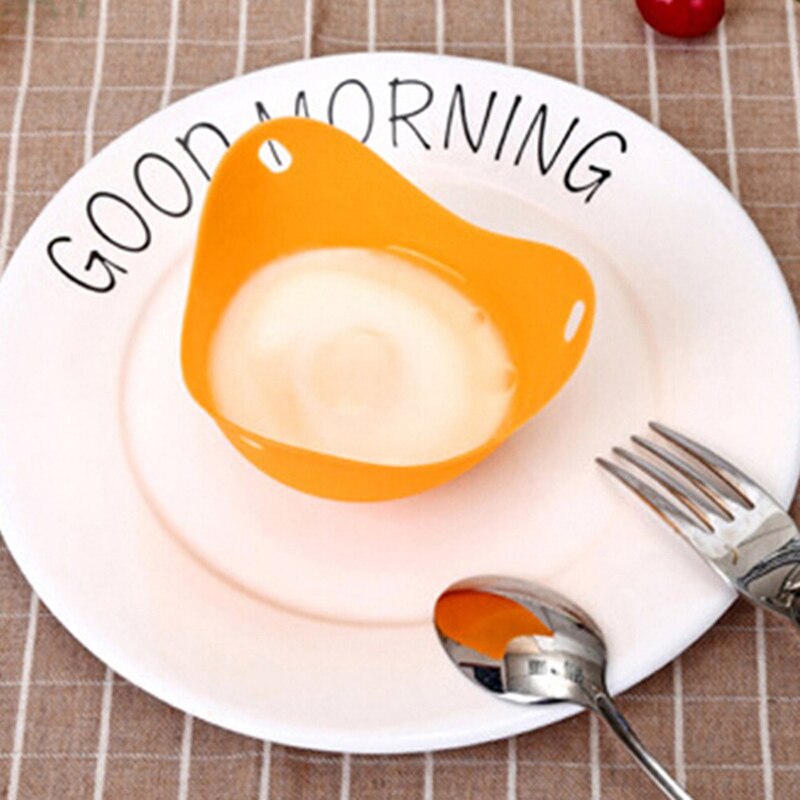 Di sicurezza in silicone uovo fornello Bracconaggio Cuoco Stampo Da Cucina Accessori pancake Uovo Stampo Strumento di Cottura Ciotola di Plastica Uovo in camicia Strumento