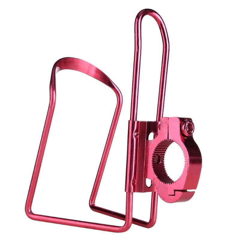 1Pc Bidonhouder Bekerhouders Basic Motorfiets Fiets Rack Elektrische Fietsen Aluminium Lichtgewicht Drank Bekerhouder: Rood