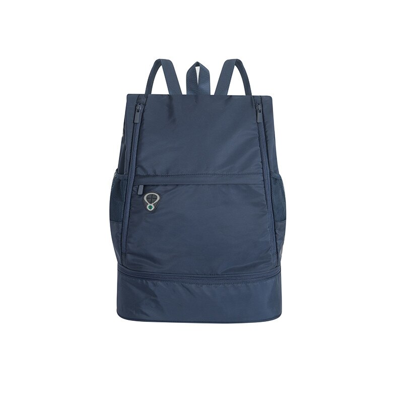 Multifunctionele Fitness Tas Grote Capaciteit Droge En Natte Scheiding Sporttas Schouder Back Pack Tas Paar Rugzakken Reizen: Navy