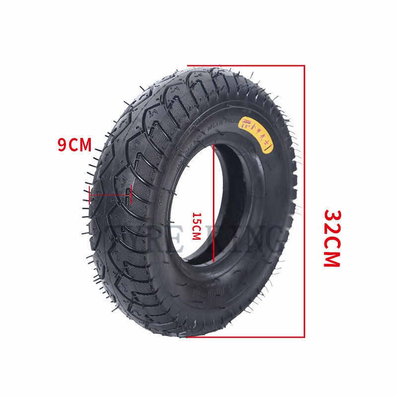 4.00-6 Inner and Outer Tires 400-6 Thickened Wear-resistant Pneumatic Tyres for Trolley Accessories
