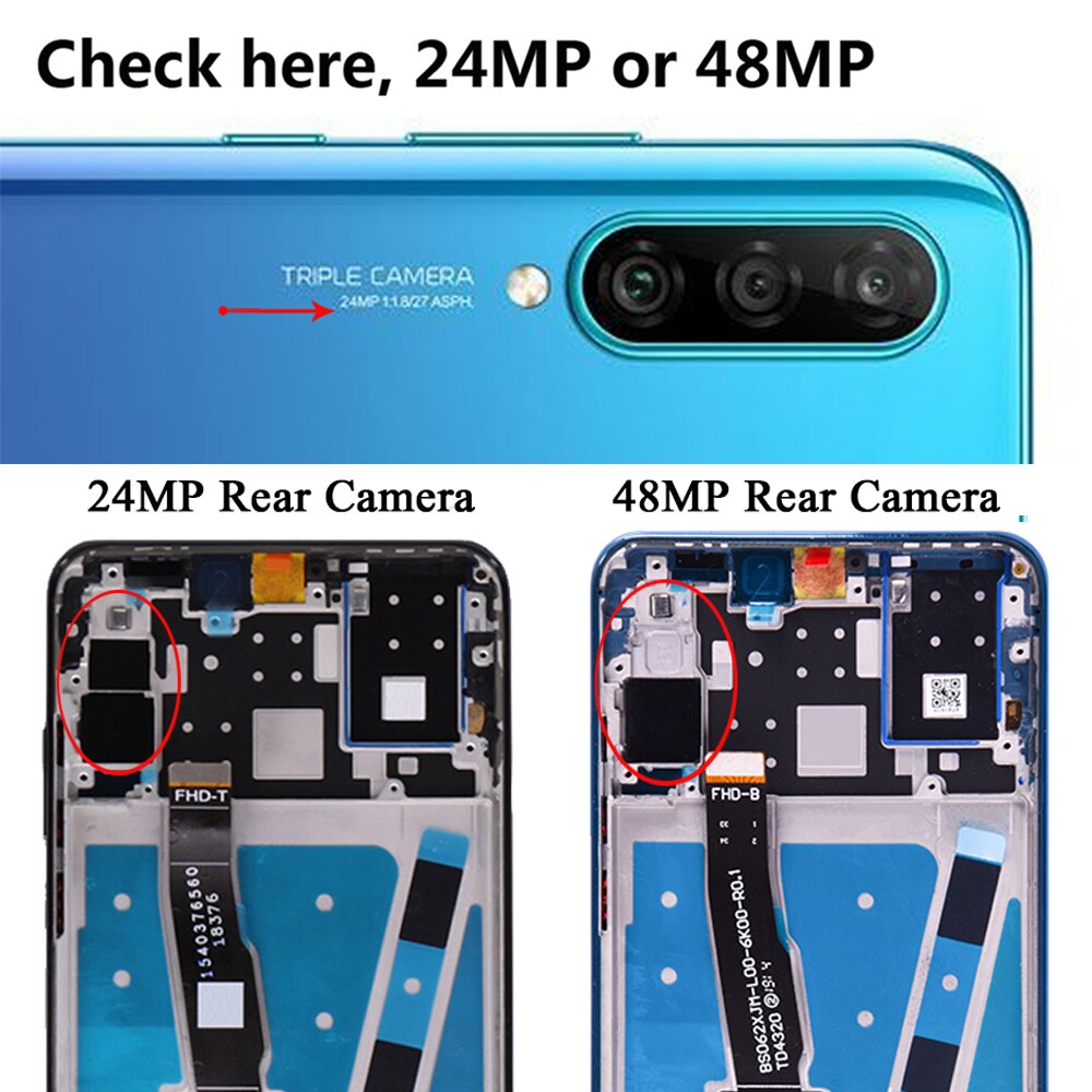 Wyświetlacz robić Huawei P30 Lite zniszczyć-LX1M LX1A LX2 L21MEA wyświetlacz LCD 10 wymiana ekranu dotykowego robić ekranu LCD P 30 Lite/Nova 4e