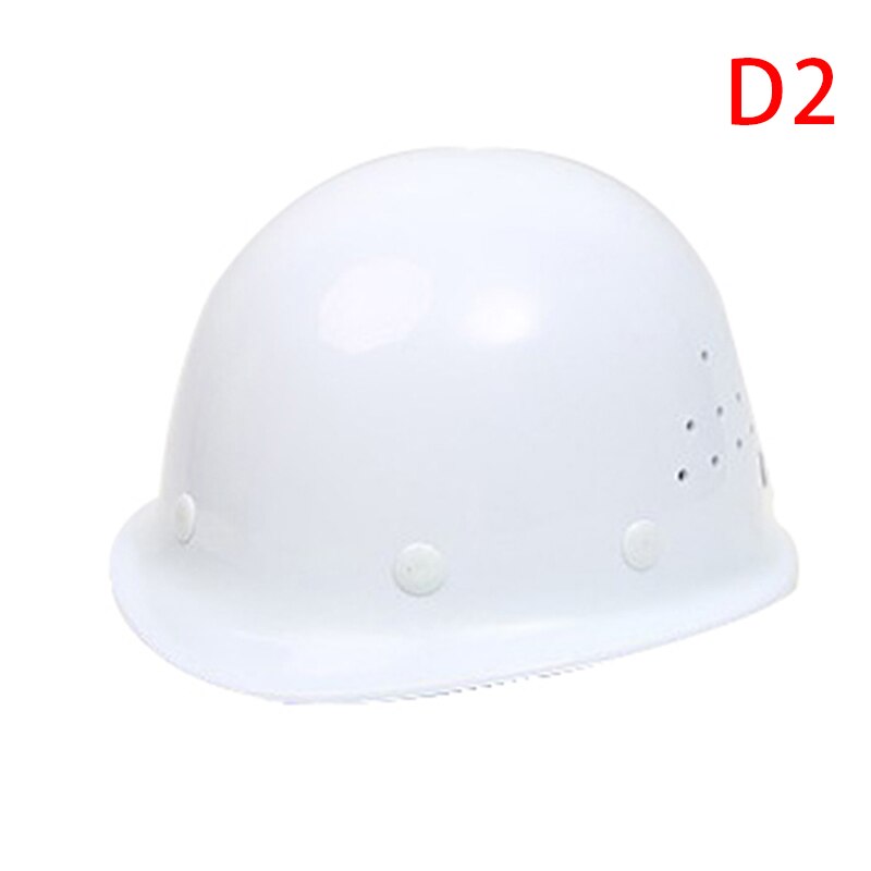 ABS Construction Safety Helmets Electrical Engineering Hard Hat Labor Work Cap: DStyle white