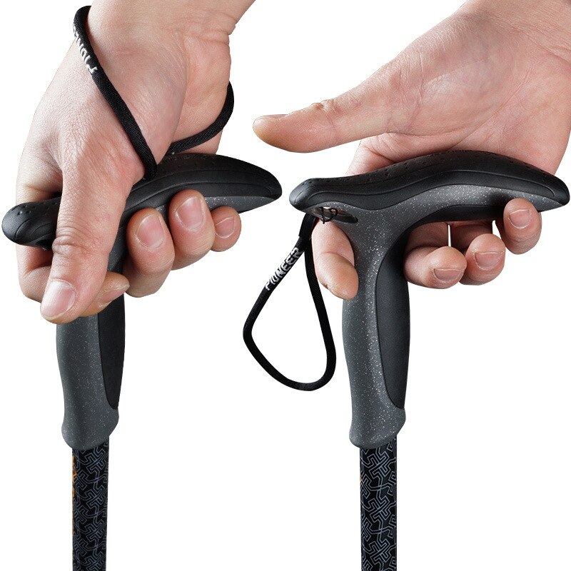 Walking Cane with Ergonomic Handle Soft Comfort Grip Collapsible Walking Stick carbon fiber Adjustable Height Crutch T Handle