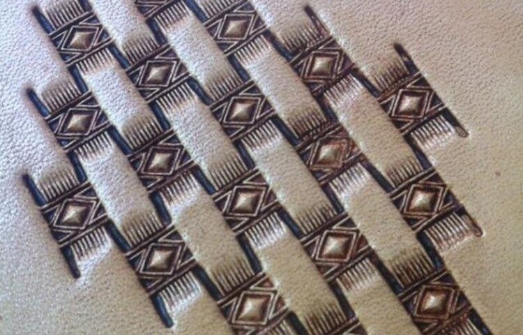 Hand-work unique leather working tools carving punches stamp craft making high steel