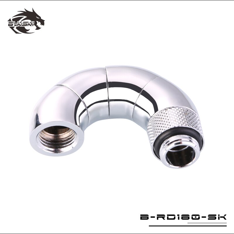Bykski-codo giratorio, 90 grados, 4 secciones, 180 grados, conector B-RD180-SK