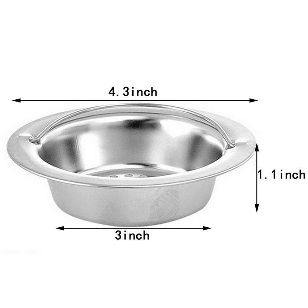 Rustfritt stål kjøkkenvask sil vask kurv sil med håndtak vann skjerm til kjøkkenutstyr avløpsfilter kork