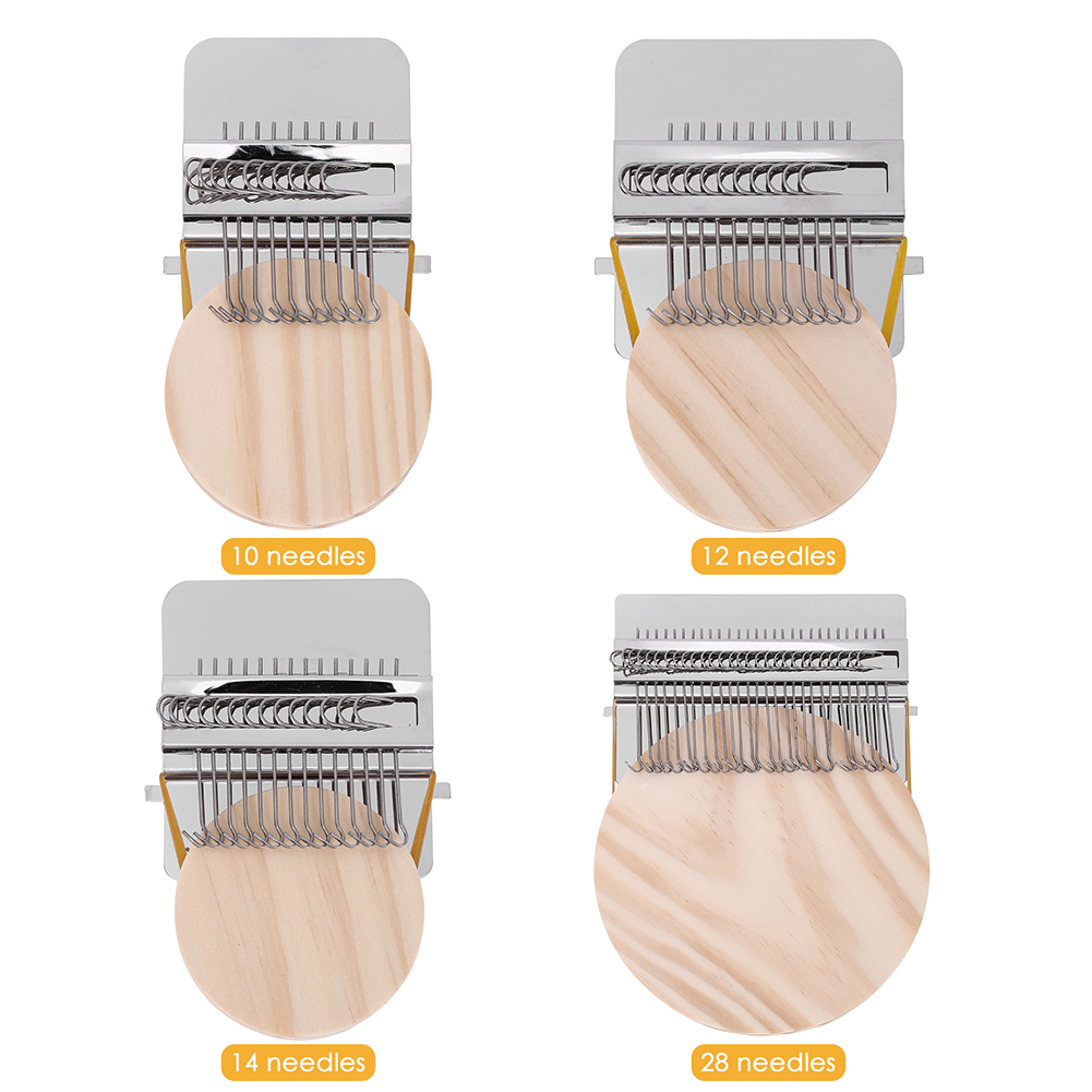 MIni Loom Mender Wooden Small Loom Mender Handmade Clothes Mending Wood Loom Weaving Knitting Darning Machine Textile Tools