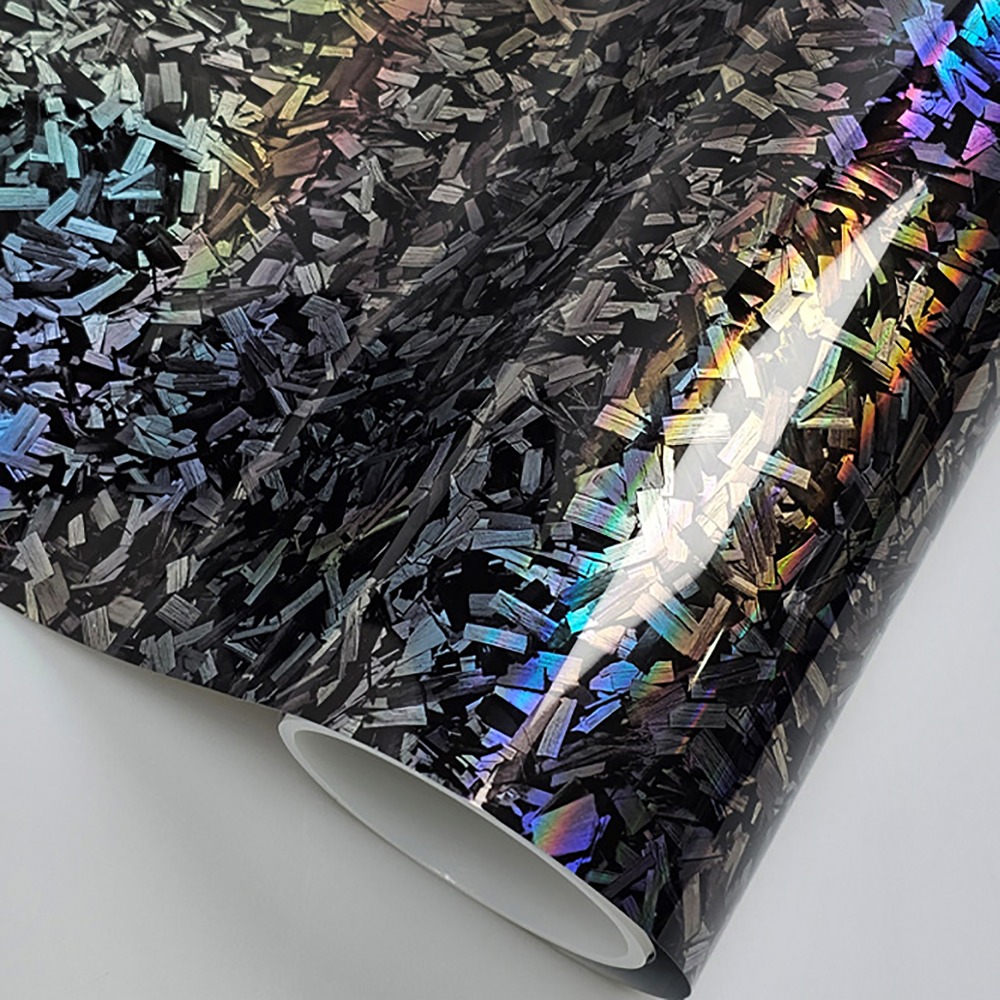 Hiilikuituvinyylikalvo auton sisätarra 3d/6d- efektinen taottu hiilikuitukäärefoliotarra moottoripyörätarrat: Violetti