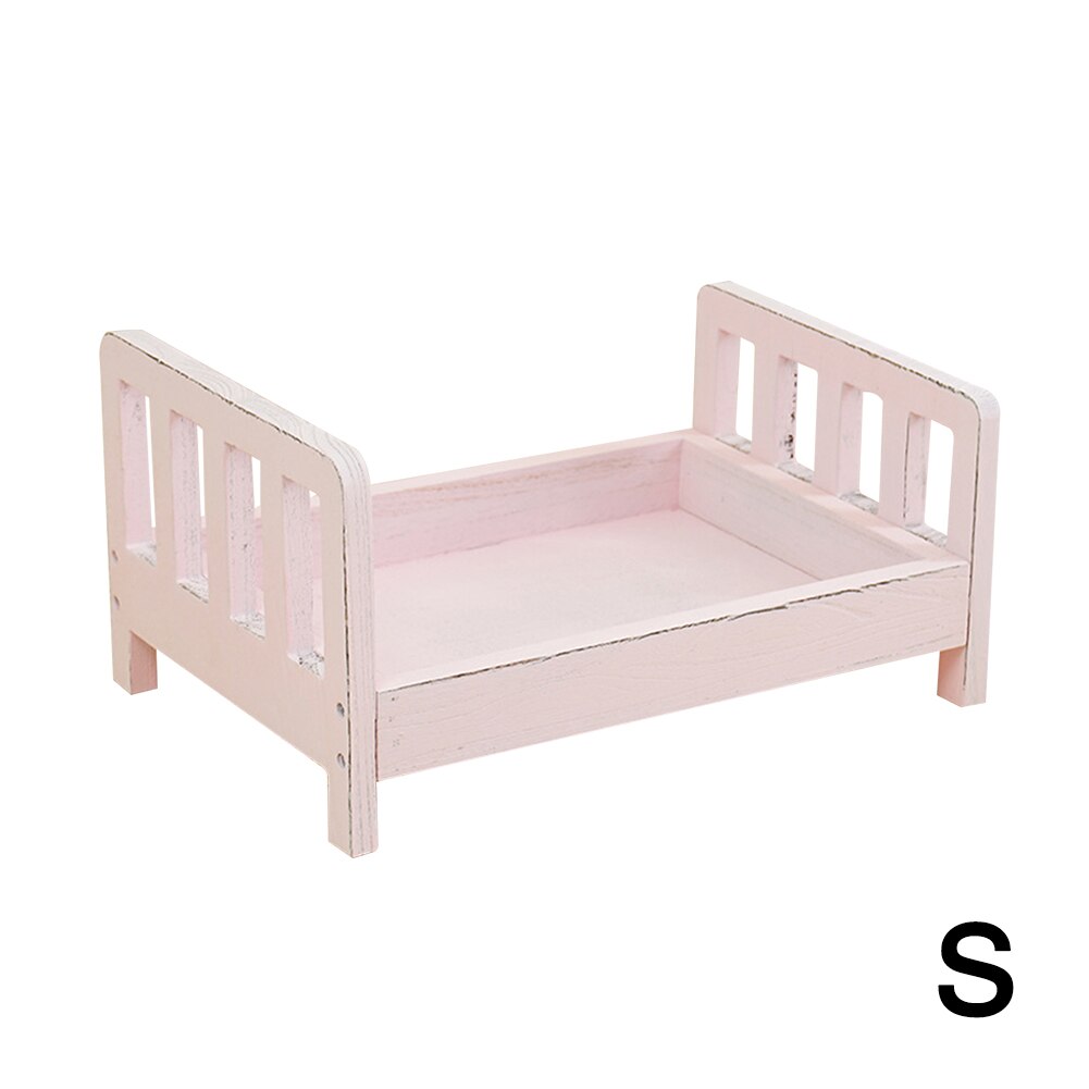 Crib Detachable Basket Wood Bed Accessories Photo Shoot Infant Baby Photography Background Studio Props Sofa Posing Newborn