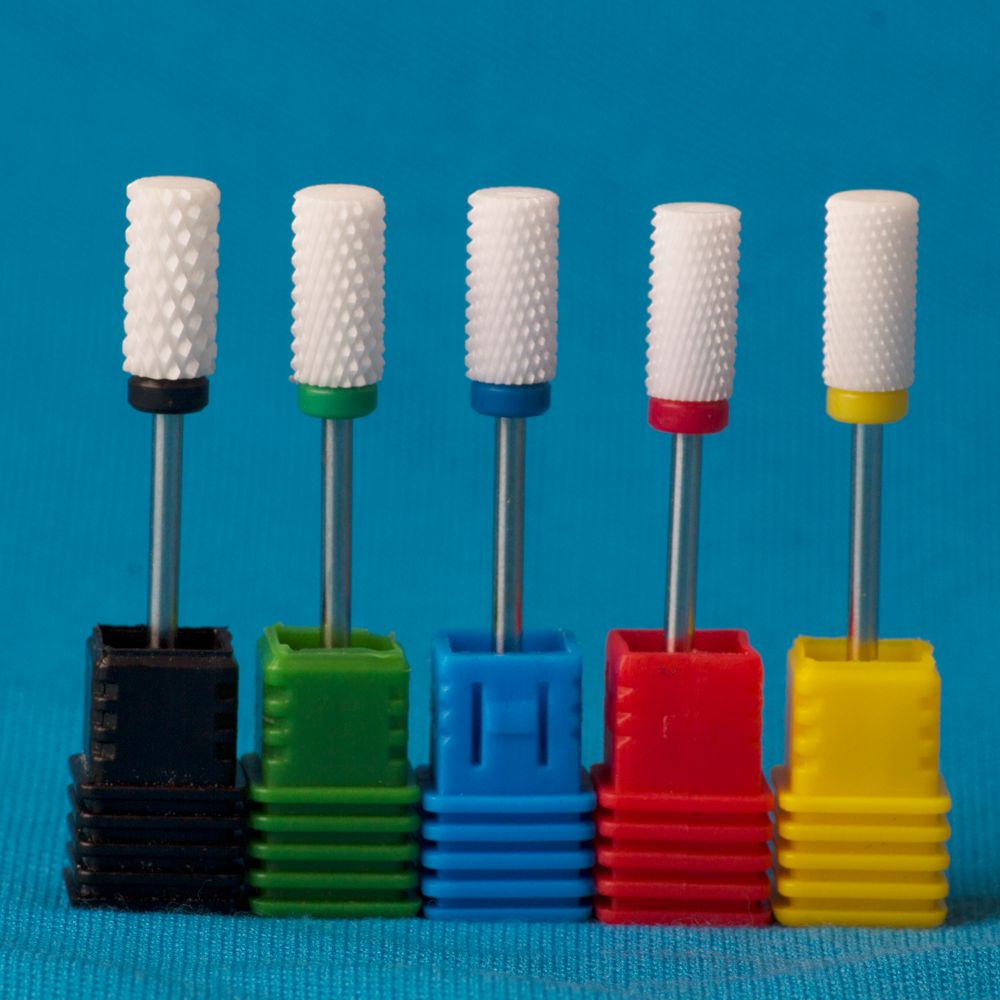 Set Di 6 Punte Per Trapano Per Unghie In Diamante DeDryDS, Testine Per - Foto 8