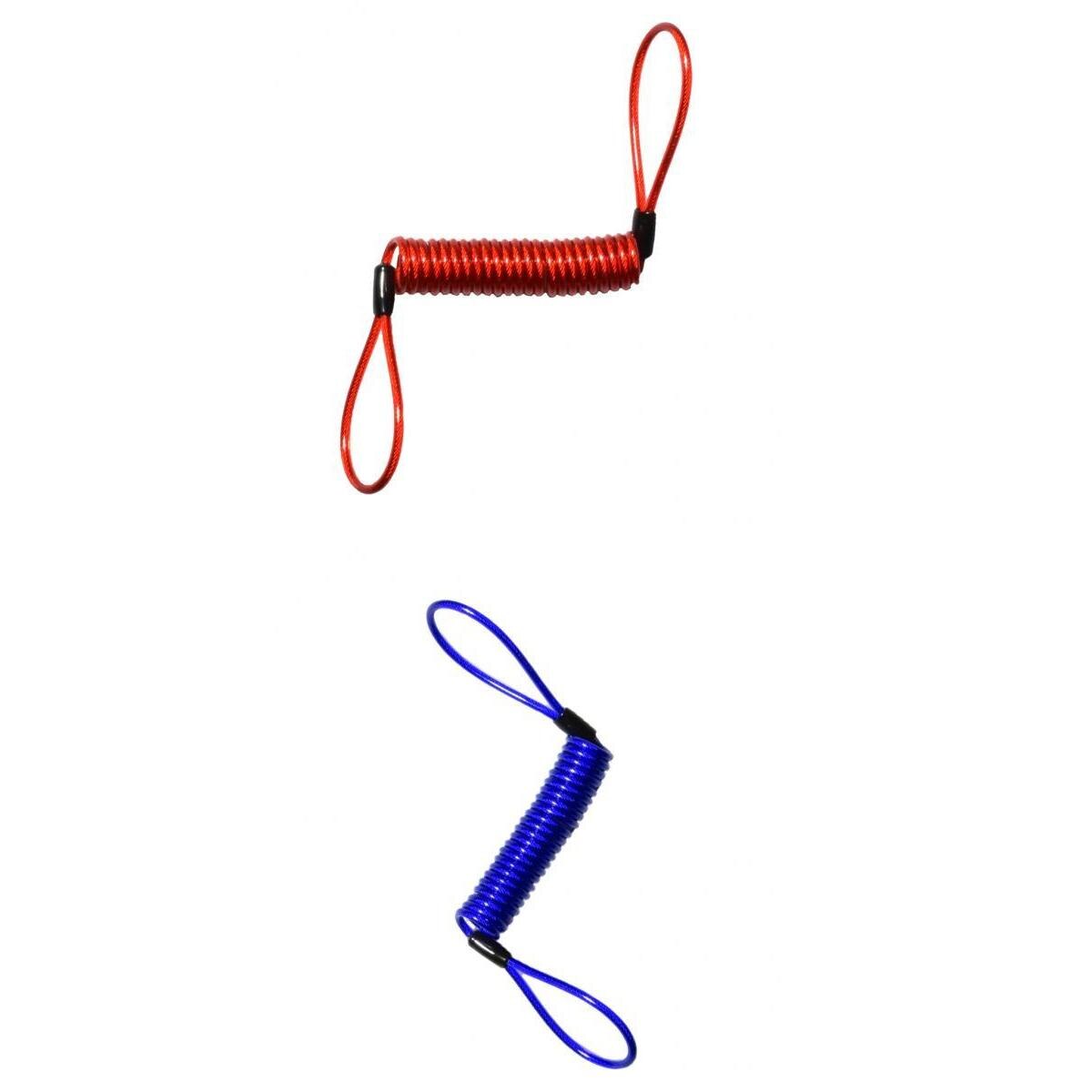 150cm Maximum Stretch Length Lock Reminder Cable - Disk Lock Accessories Scooter Motorcycle Dirt Bike, Street Bike