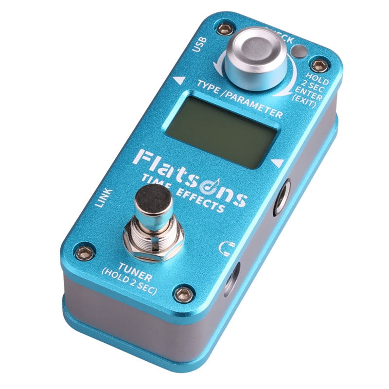 -Flatsons Time Effects Guitar Effect Pedal Echo/Rev/Tuner Effects Metal Shell With True Bypass Guitar Accessories