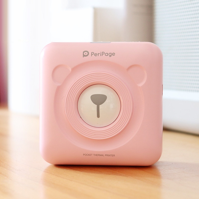 GOOJPRT A6 PeriPage Cute Mini Portable Bluetooth Wireless Paper Photo Printer Pocket Thermal Printing USB Connection
