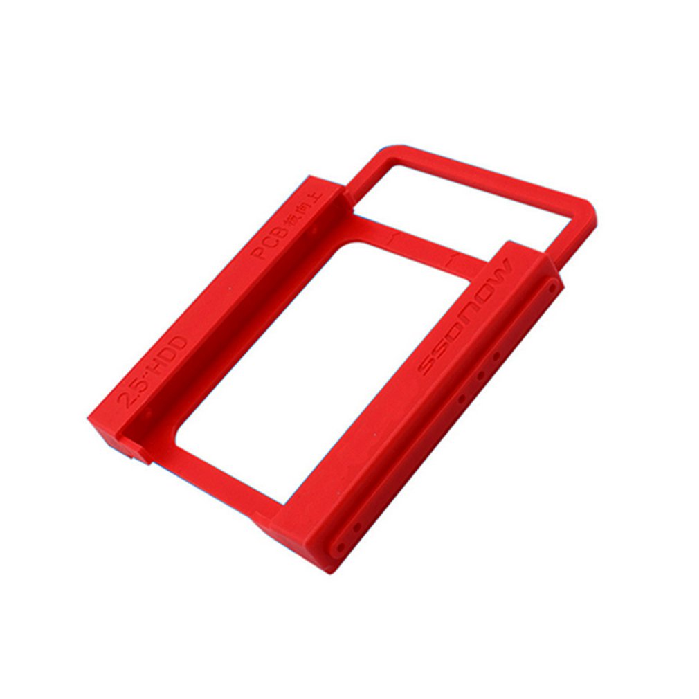 Soporte adaptador de riel de montaje para disco duro SSD HDD Notebook, con tornillos Red2.5 a 3,5 pulgadas