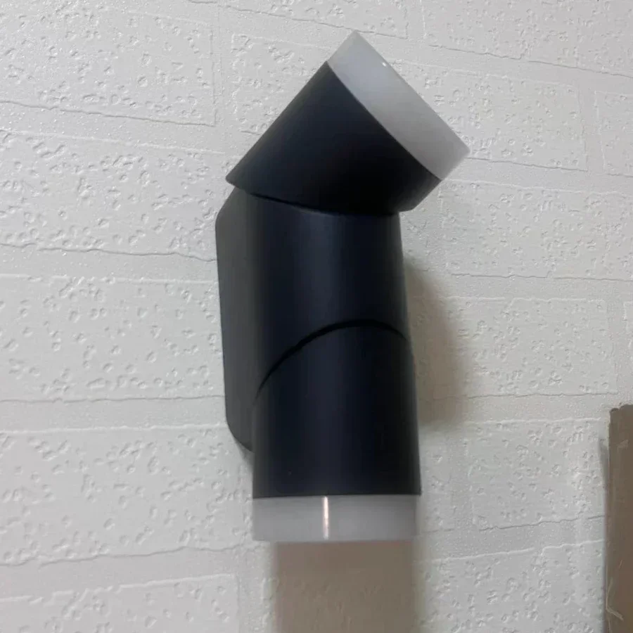 Adjustable Angle LED Outdoor Wall Light with Up and Down Lighting – Perfect Porch Lights: Red